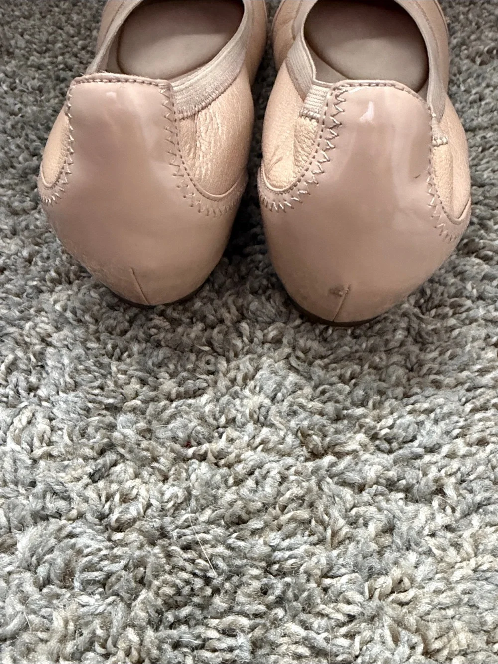 Rockport Ballet Flats Total Motion Stretch Beige Comfort Women’s 9